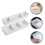 2St Multipurpose Sorting Storage Box Met Verwijderbare Verdelingen 5
