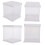 4Stk Kuchenverpackungsbox Transparenter Kuchenbehälter 1