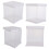 4Stk Kuchenverpackungsbox Transparenter Kuchenbehälter 8