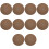 10 Pcs Cork Record Mat For Vinyl Protection On Turntable 9