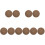 10 Pcs Cork Record Mat For Vinyl Protection On Turntable 4