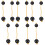 10 Pcs Children Percussion Playthings African Shaker Instruments 3