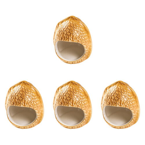 4Pcs Household Hamster Hideout Chinchilla House Bed Accessory 1