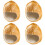 4Pcs Household Hamster Hideout Chinchilla House Bed Accessory 5