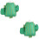 2Pcs Body Scrubber Hanging Bath Ball Mesh Loofah 8