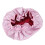 Bonnet De Nuit Satin Élastique Rose Enfants Confortable Dormir 1