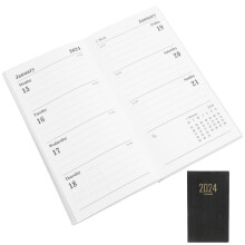 English Schedule Book Planner Notizblock Für