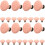 24 Pcs Ceramic Cabinet Drawer Knobs For Dressers 7