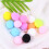 100Stk 2,5Cm Pompons Handgemachte Plüschbälle Für DIY 6