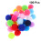 100Stk 2,5Cm Pompons Handgemachte Plüschbälle Für DIY 10