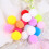 100Stk 2,5Cm Pompons Handgemachte Plüschbälle Für DIY 3