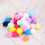 100Stk 2,5Cm Pompons Handgemachte Plüschbälle Für DIY 5