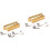 2 Sets Metal Guitar Slide Stick Accessories 4