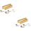 2 Sets Metal Guitar Slide Stick Accessories 6