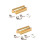 2 Sets Metal Guitar Slide Stick Accessories 7
