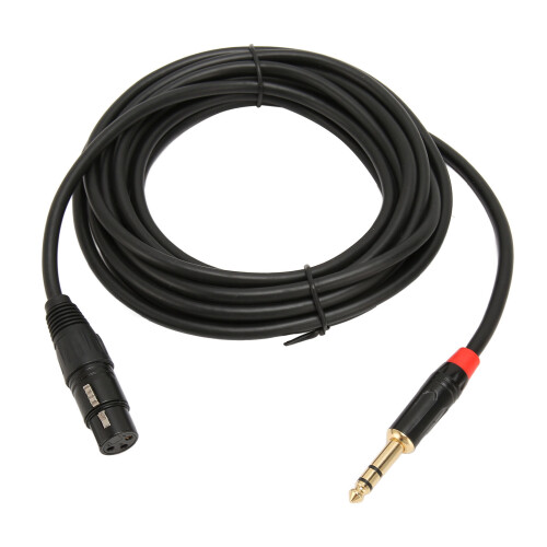 XLR Buchse auf 6,35mm TRS Kabel 16,4ft 5m 2