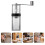 2Pcs Manual Coffee Bean Grinder For Home Office Use 9