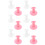 2 Sets 12Pcs Manicure Tools Finger Placement Device Assorted Colors 11