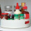 (White) Kitchen Turntable with Rotation Storage Rack and 2pcs Lazy Susan Trays 2