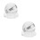 2Pcs Lightweight Transparent Billiards Cue Ball With Hole For Training 7