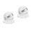 2Pcs Lightweight Transparent Billiards Cue Ball With Hole For Training 8