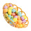 2 Sets Easter Colorful Foam Eggs With Basket Diy Decor 3