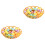 2 Sets Easter Colorful Foam Eggs With Basket Diy Decor 5