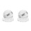 2Pcs Lightweight Transparent Billiards Cue Ball With Hole For Training 9
