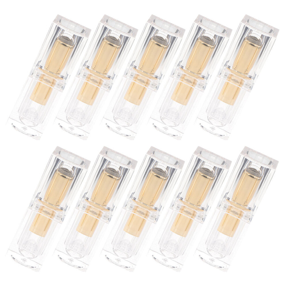 Artibetter 50 Pcs Empty Lipstick Tubes Refillable Lip Balm Sample Vials
