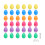 72 Pcs Easter Eggs For Kids Party Graffiti Empty Eggs 11
