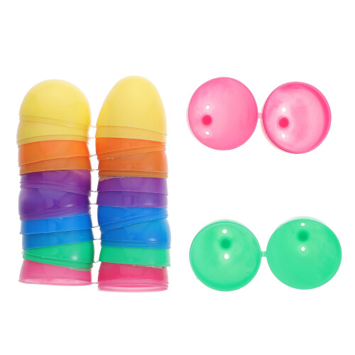 72 Pcs Easter Eggs For Kids Party Graffiti Empty Eggs 2