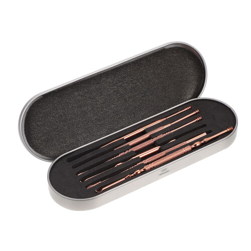 2 Sets Stainless Steel Ear Pick Cleaning Kit Portable