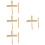 4Pcs Wood Guiro Percussion Instrument With Stick 9
