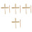 4Pcs Wood Guiro Percussion Instrument With Stick 5