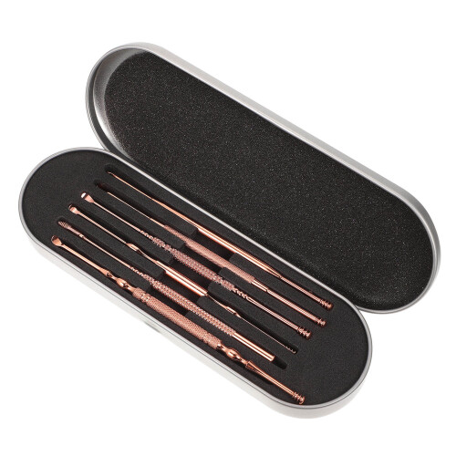 2 Sets Stainless Steel Ear Pick Cleaning Kit Portable 1