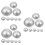 48 Pcs Metal Bath Salt Ball Mold Multi-Function Making Tool 9