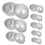 48 Pcs Metal Bath Salt Ball Mold Multi-Function Making Tool 3
