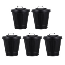 10 Pcs Mini Garbage Containers Desktop Trash Bins For Home