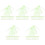 250 Pcs Fruit Protection Bags Mesh Netting With Drawstring For Trees 5