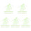 250 Pcs Fruit Protection Bags Mesh Netting With Drawstring For Trees 4