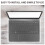 2Pcs Acrylic Keyboard Protector Transparent Cover 7