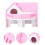 3Pcs Multicolor Wooden Hamster Sleeping Nest Double-Layer Cage 10