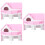 3Pcs Multicolor Wooden Hamster Sleeping Nest Double-Layer Cage 7