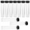 20 Pcs Clear Plastic Storage Tubes With Lids 1