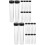 20 Pcs Clear Plastic Storage Tubes With Lids 9