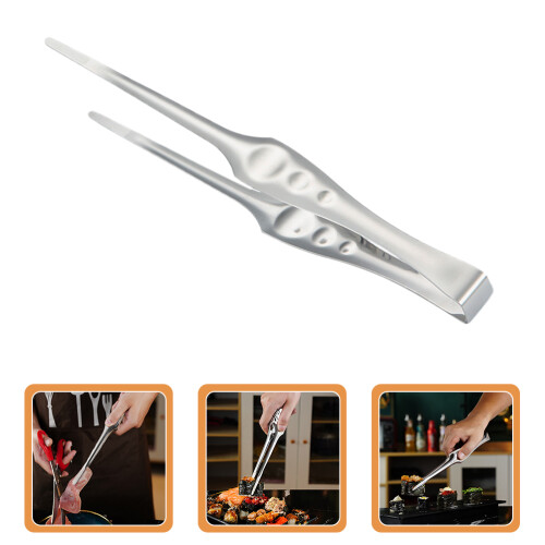 2Pcs Household Grill Tongs Multi-Function Cooking Bbq Accessory 2