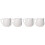 4 Pcs Mini Milk Jug Ceramic Sauce Cup With Handle 2