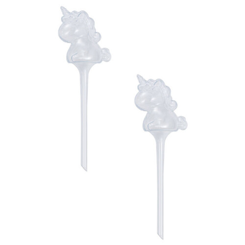 2Pcs Plastic Automatic Watering Device Unicorn Self-Watering Tool