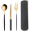 Portable Stainless Steel Tableware Set With Spoon Chopstick Fork 4