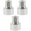 3Pcs Car Wheel Lock Lug Nut Socket Key Set 5